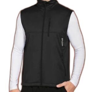 Baleaf Golf Vest Men's Sz XL Blk W/Reflective Stripes Organized Utility Pockets